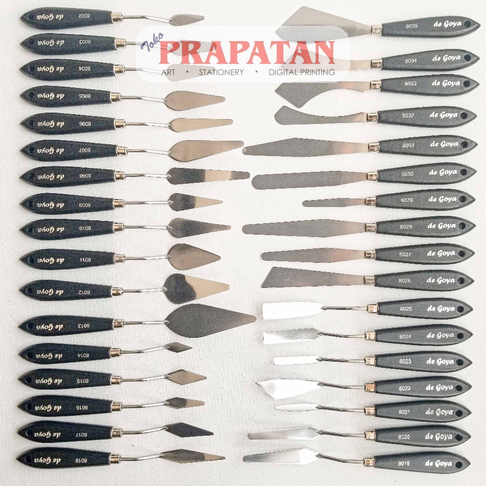 

KODE U77L De Goya Painting Knife Satuan Pisau Palet