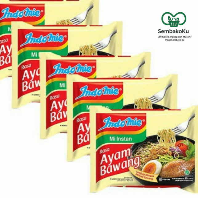 

Indomie Ayam Bawang 69 Gr Mie Kuah 1 Pcs