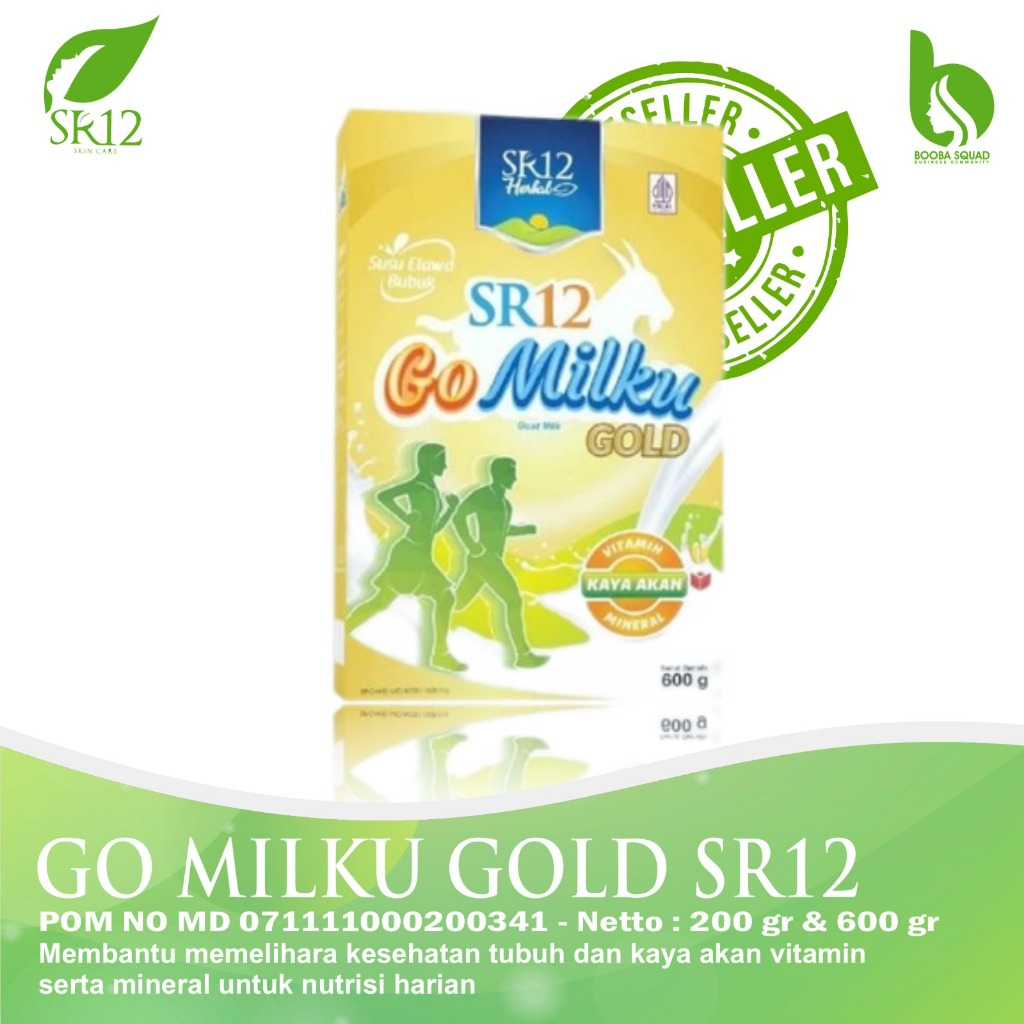 

GOMILKU GOLD SR12 Susu Kambing Etawa Rendah Lemak & Tinggi Kalsium, Bebas Gula