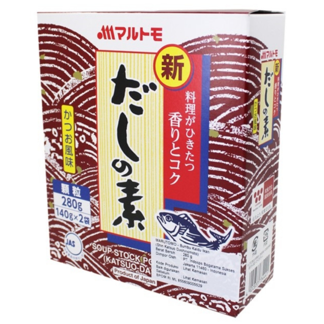 

MARUTOMO Shin Katsuo Dashi No Moto Katsuo/Bumbu Rasa Ikan Bonito Jepang 280gr
