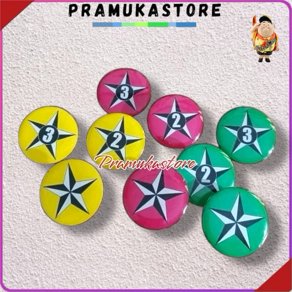 Pin Bintang Tahunan Pramuka | Pin Pramuka | Bintang tahunan resin | Pin peniti