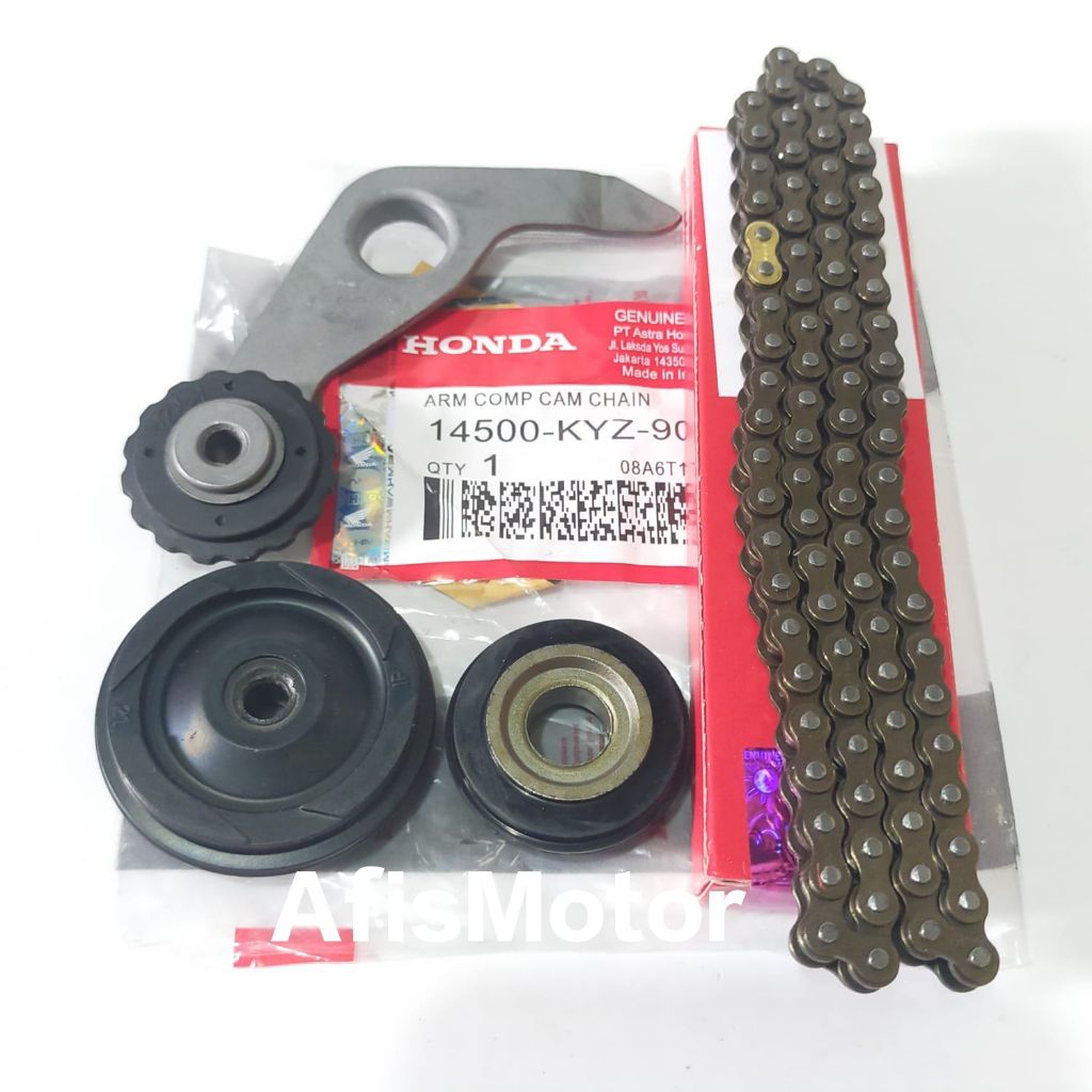 Rante Ketengan+Roll Keteng KYZ Supra X 125 Hlm.in karbu,Supra X New fi 125,Supra X Hlm in 125 fi Bla