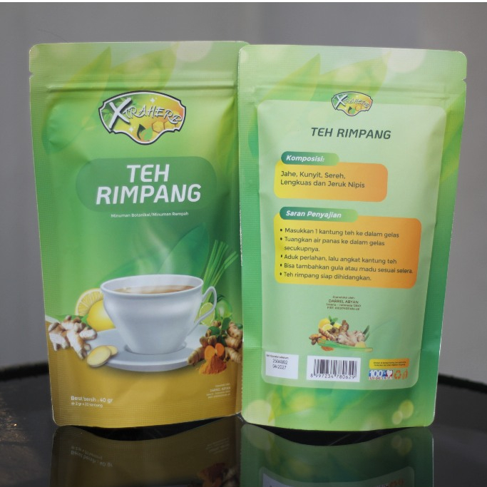 

[Paket 2 Pcs] Teh Rimpang Xtraherb Imunobooster Detox Ala JSR Teh Rimpang Celup Rempah Diet