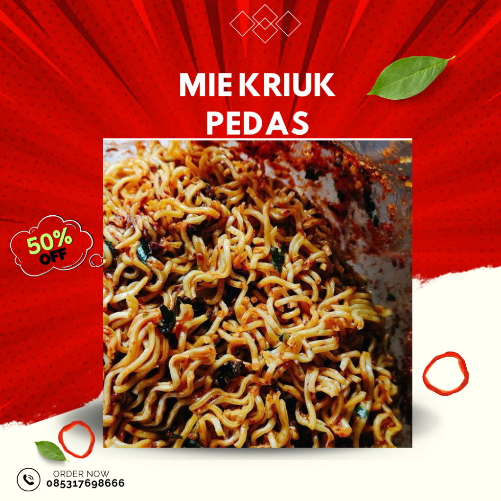 

CEMILAN Ceu romlah - mie kering seblak bandung pedas 75gr