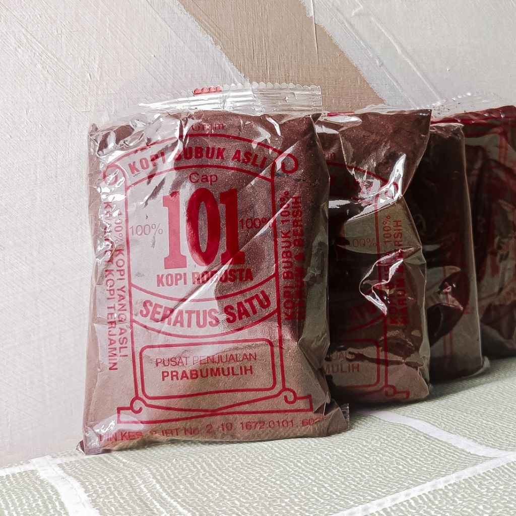 

Kopi 101 Prabumulih | Kopi Bubuk | Kopi Robusta | 245gr | Kopi Semendo