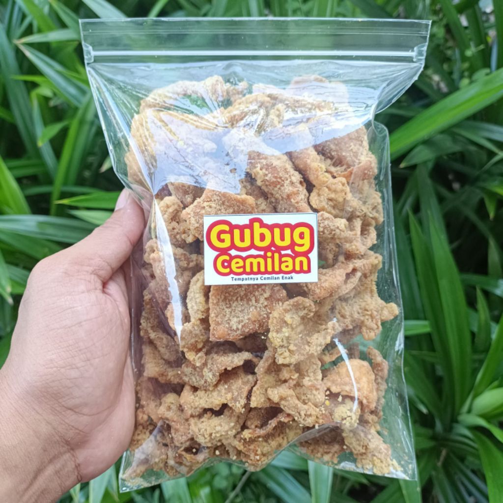 

Kripik Kulit Ayam Crispy Original Pedas Daun Jeruk 250gram