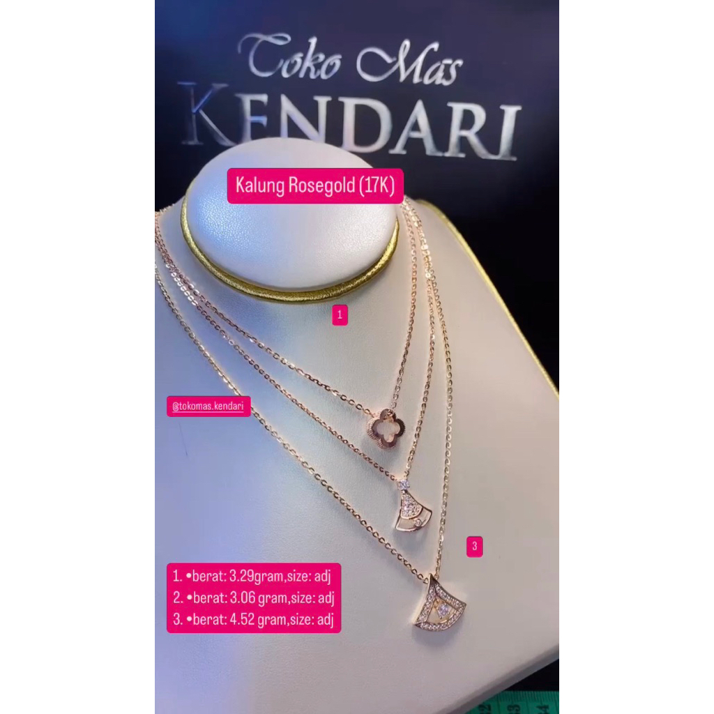 Kalung Rosegold