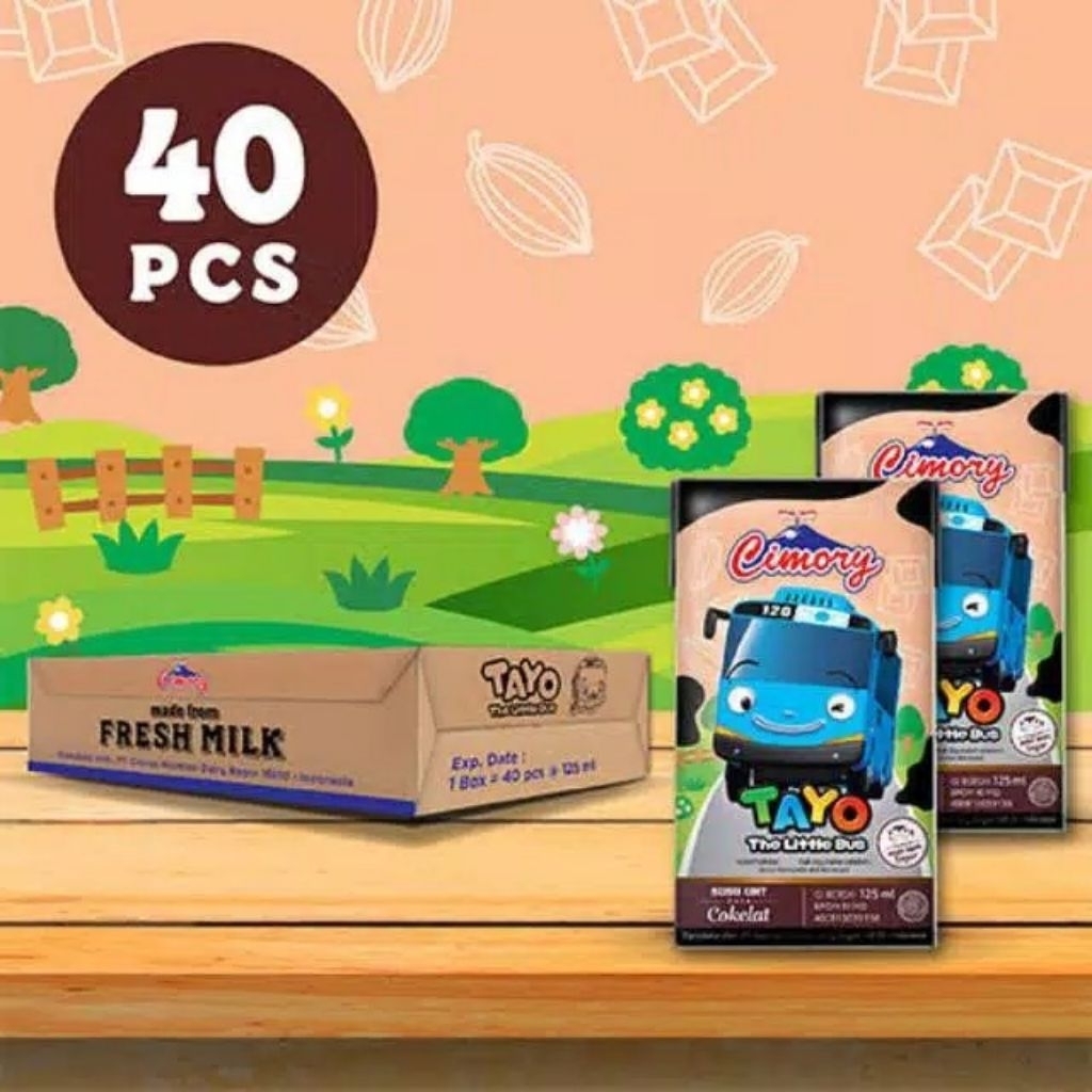 

susu uht cimory tayo 125ml bisa mix rasa isi 40pcs(1karton)