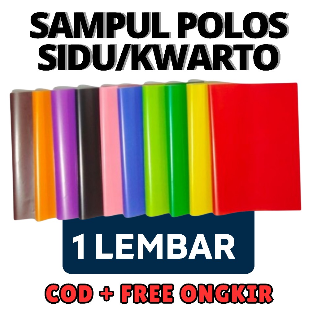 

Sampul Warna Isi 1 Lembar Polos | Kertas Sampul Buku Tulis Kwarto SiDU SD SMP SMA | Sampul Buku Sekolah Murah Tebal Warna Menarik | Cover Buku Pelindung Buku Warna Random