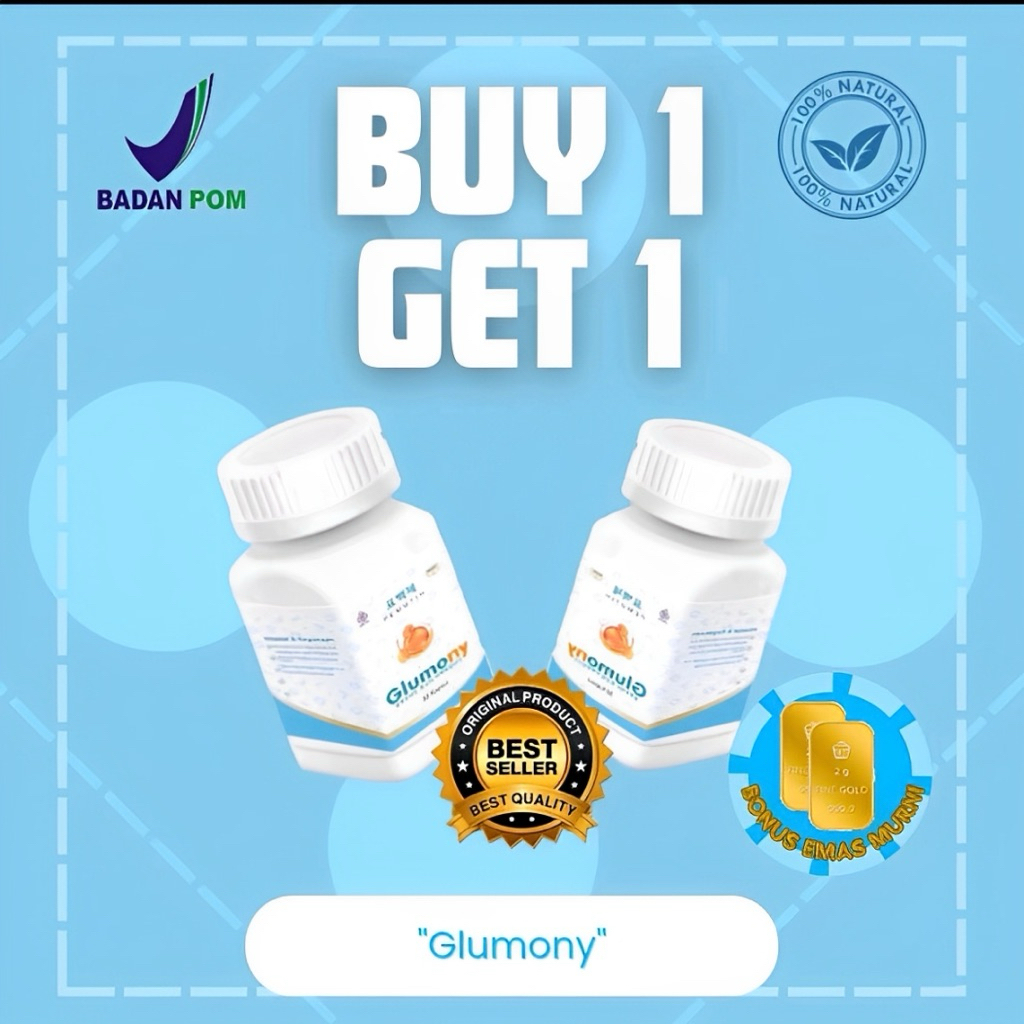 GLUMONY PEMUTIH BADAN KOREA | GLUMONY WHITENING GLUTATHIONE DIJAMIN AMPUH