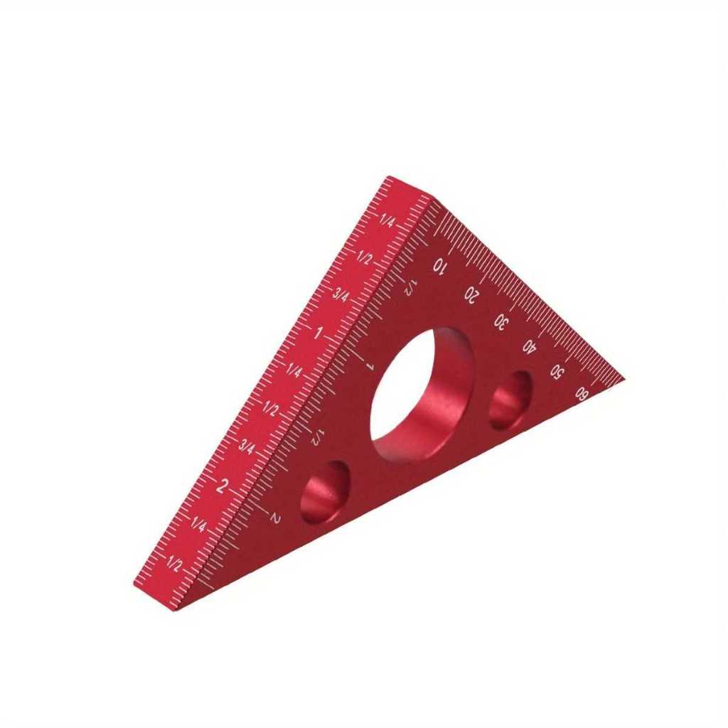 

Penggaris Siku Mistar Thickened Triangle Ruler Aluminium Alloy