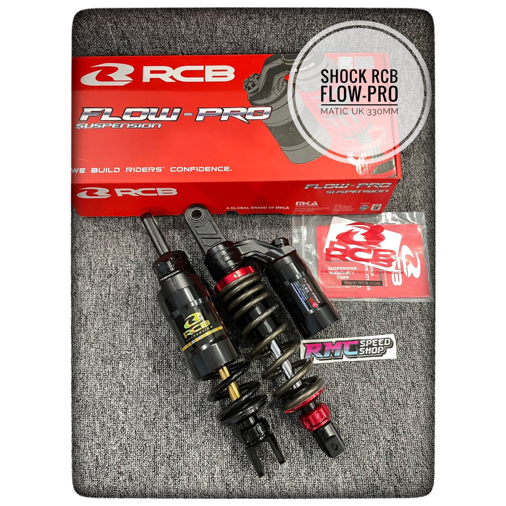 Shock Rcb Flow Pro matic ukuran 310mm 330mm ori / Shock Racing boy Flowpro Matic uk 310mm / 330mm kl