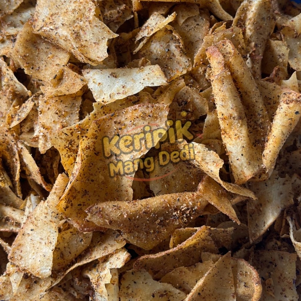 

KERIPIK SINGKONG KRIWIL 200 GRAM / KERIPIK KRIWIL PEDAS AUTENTIK 200 GRAM