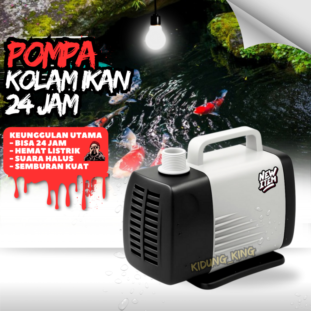 Pompa Celup Aquarium Besar Low Watt Semburan 3 Meter || Mesin Sirkulasi Oksigen Multifungsi