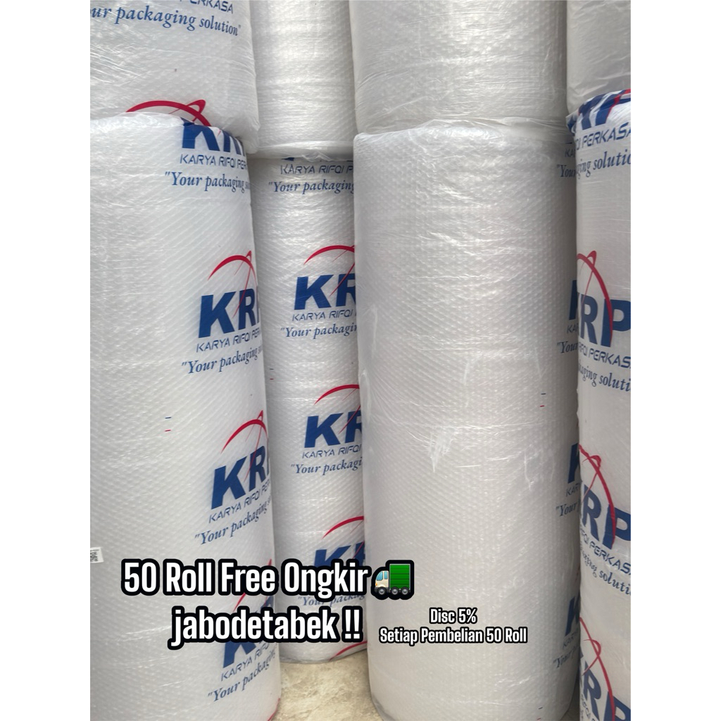 

SLM7 Bubble Wrap 125cm x 50m , KUALITAS TERBAIK DAN TERMURAHH !!