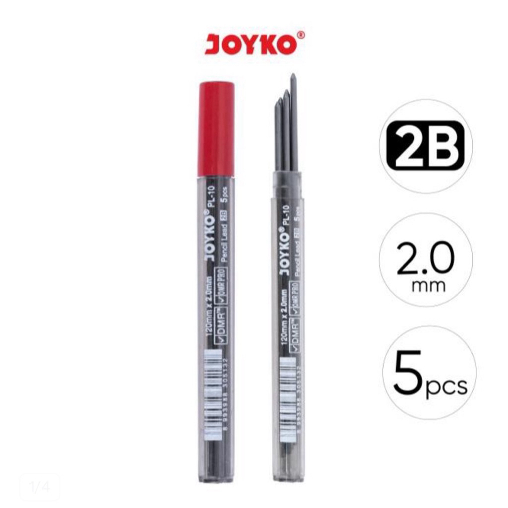 

Pensil Lead joyko PL-05/ isi pensil 2B/2.0mm jual per pcs