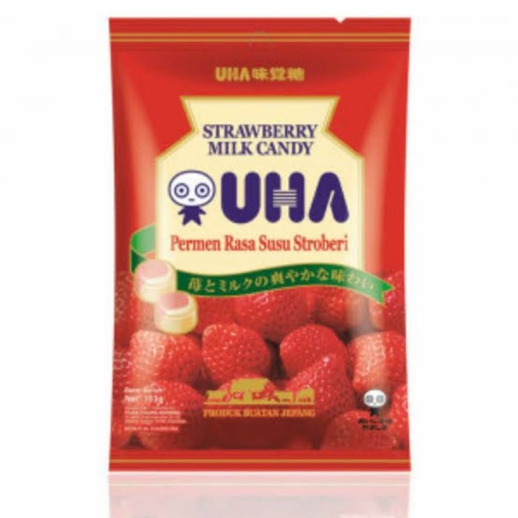 

UHA Strawberry Milk Candy 103 gram
