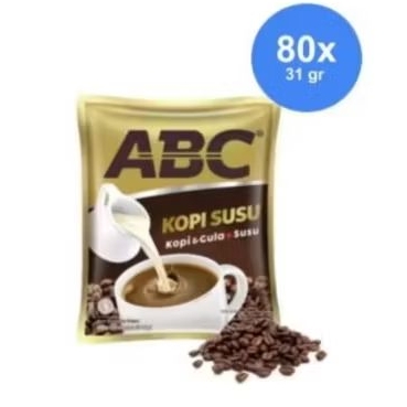 

Kopi ABC susu isi 80 sachet [8 renceng] x 31 gram
