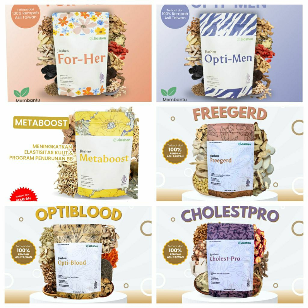 

Jiashen Herbal Cina Untuk Kesehatan Rempah Asli Taiwan Original 100%