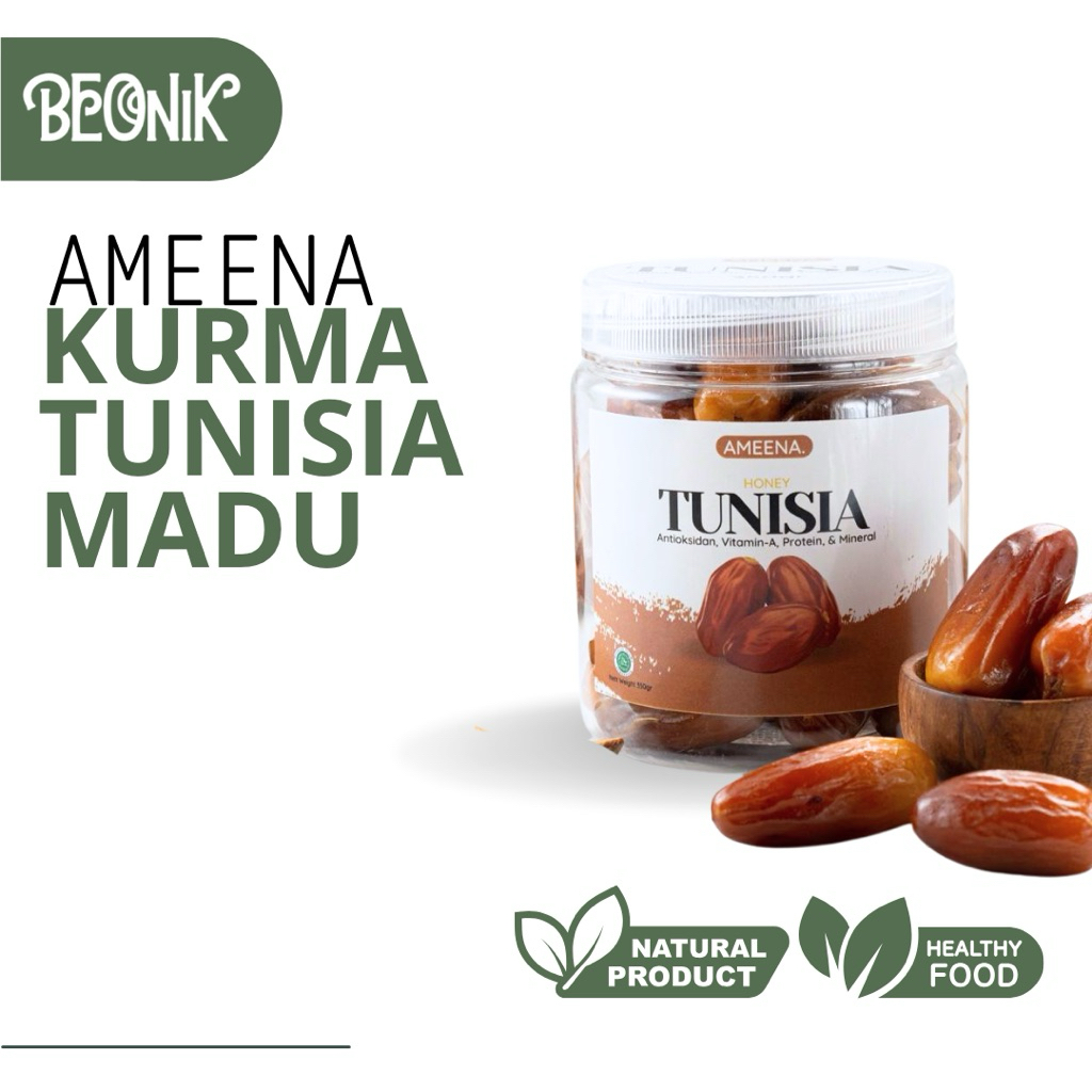 

[ TOPLES ] Kurma Tunisia Madu 350GR Deglet Noor Honey Premium Original High Quality