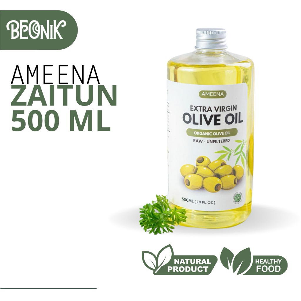 

[ BIG ] Extra Virgin Olive Oil 500ml - Minyak Zaitun Murni