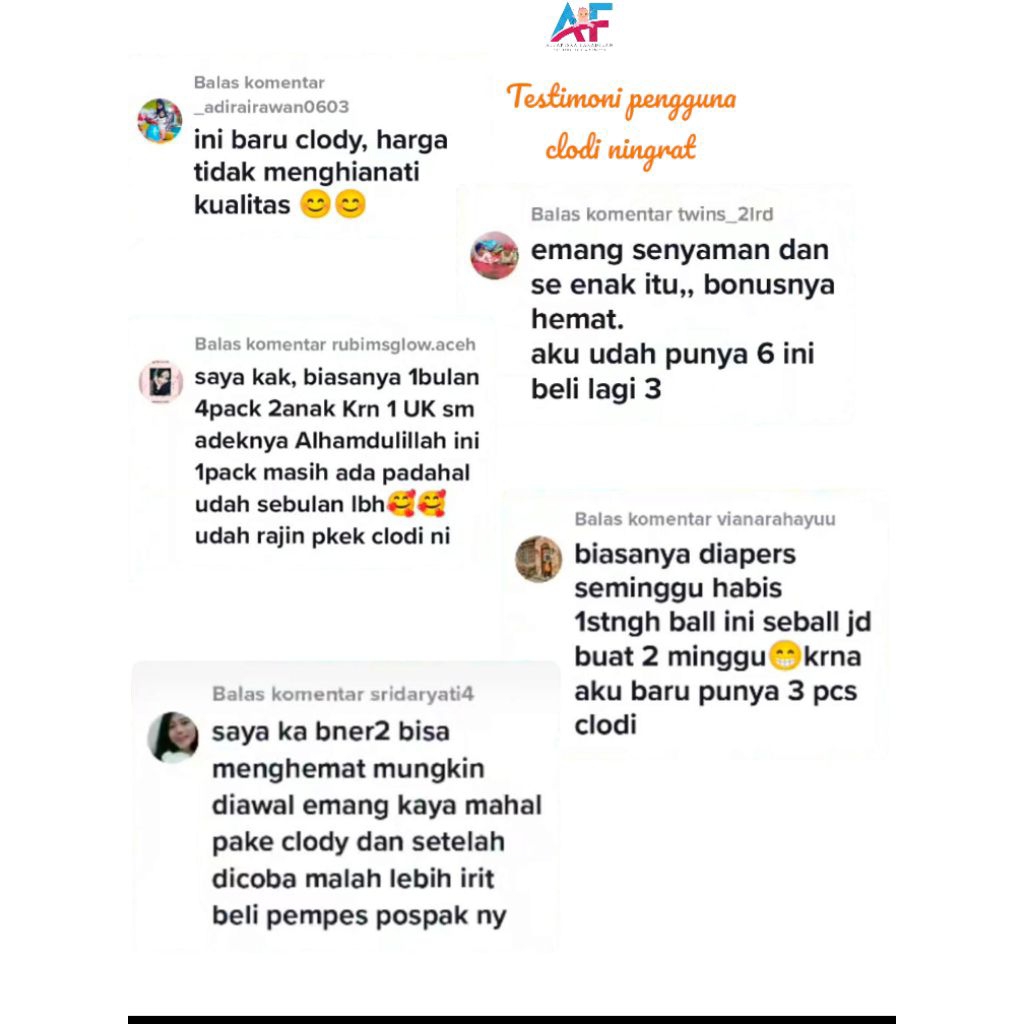 pull up pants ningrat Clodi popok bayi cuci ulang anti bocor clody premium orinal 100%