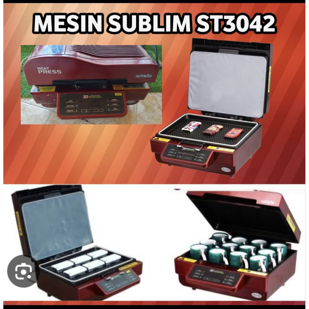 Mesin Sublim ST3042 Scond bagus