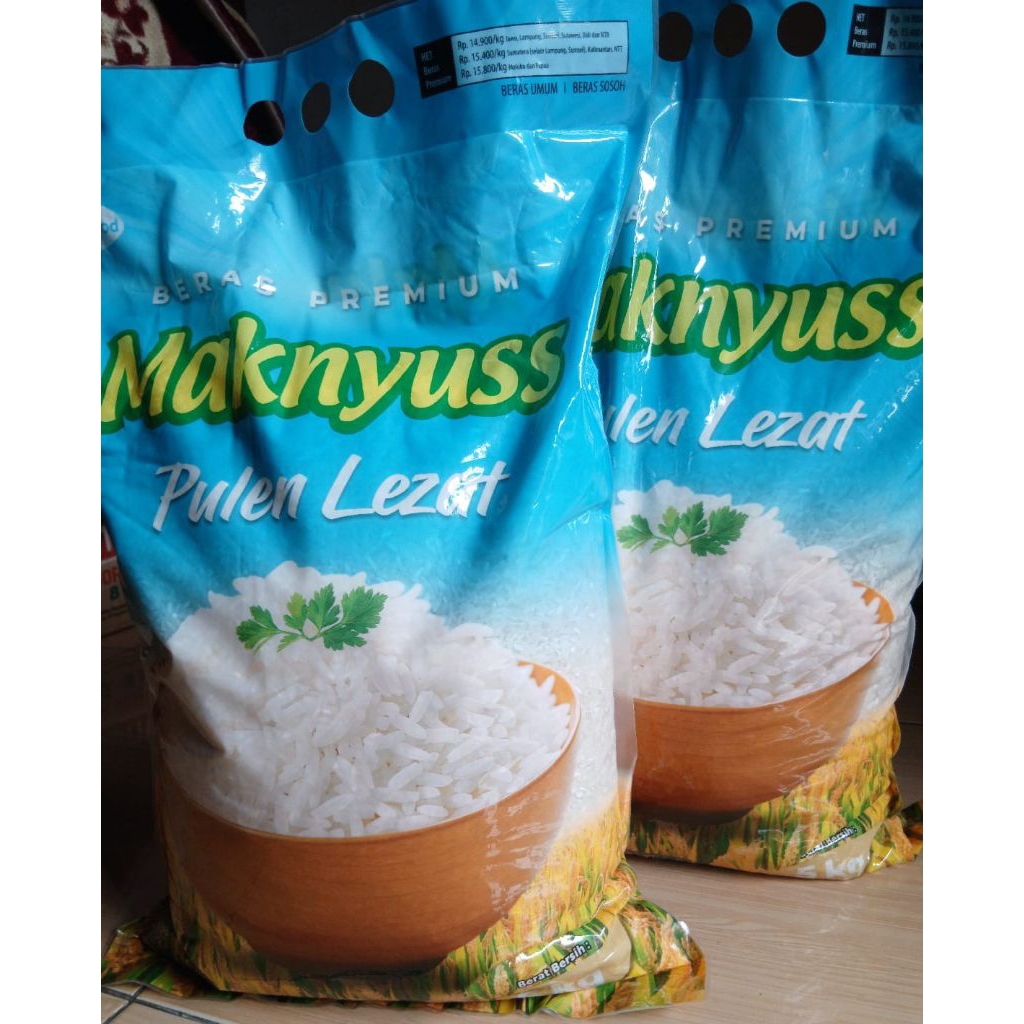 

Beras premium Maknyus 5 kg