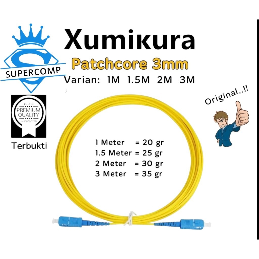 Patchcore XUMIKURA Yellow 3mm