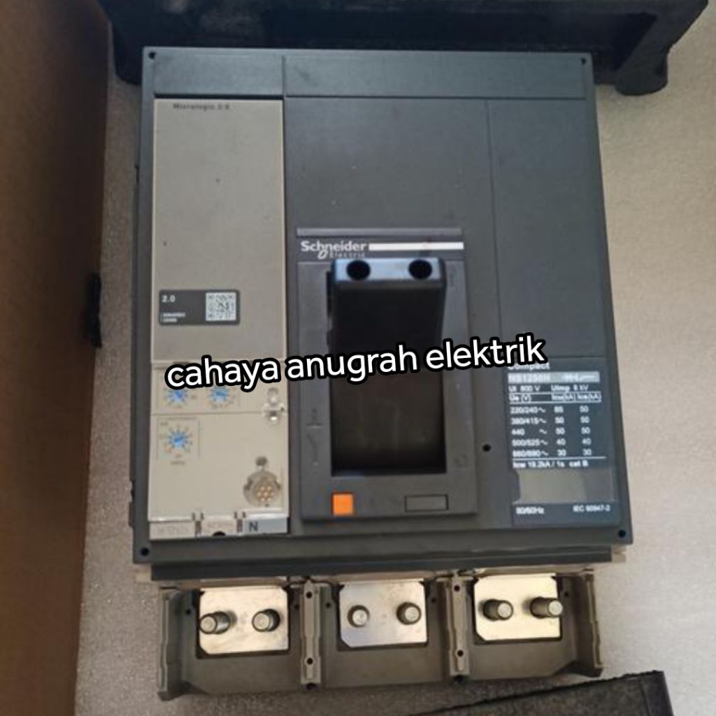 MCCB SCHNEIDER NS1250N 50KA MICROLOGIC 2.0 MCCB 1250A 3P ORIGINAL