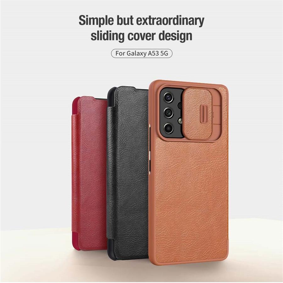 SAMSUNG A53 5G flip cover leather case QIN NILKIN kulit ORIGINAL