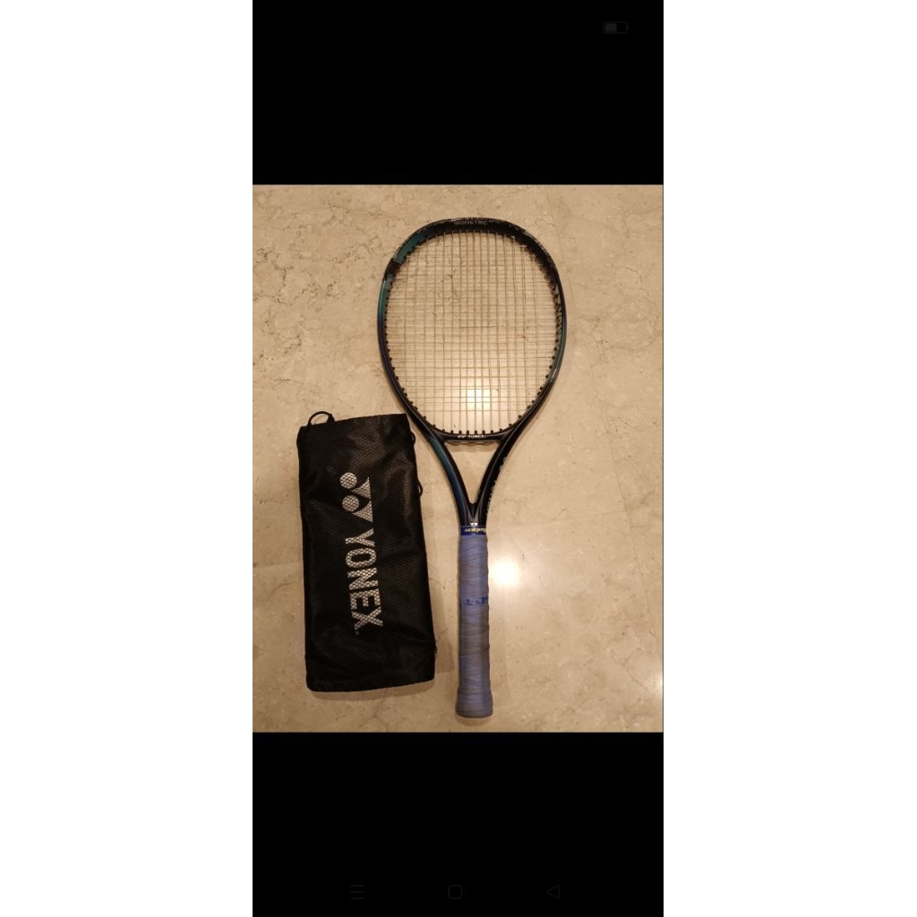 raket tenis Yonex ezone 105 sky blue