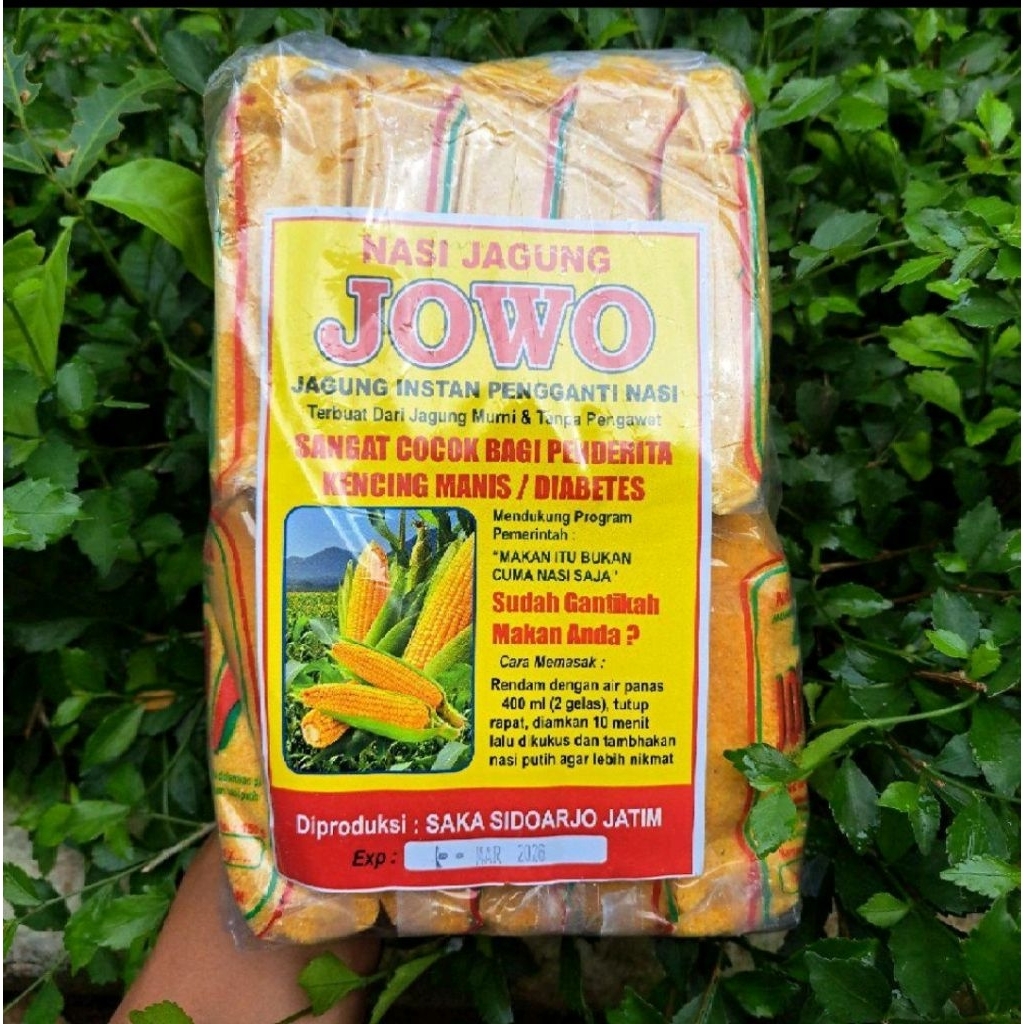 

NASI JAGUNG INSTAN JOWO isi 10 (150 g) (100 g) (50 g)