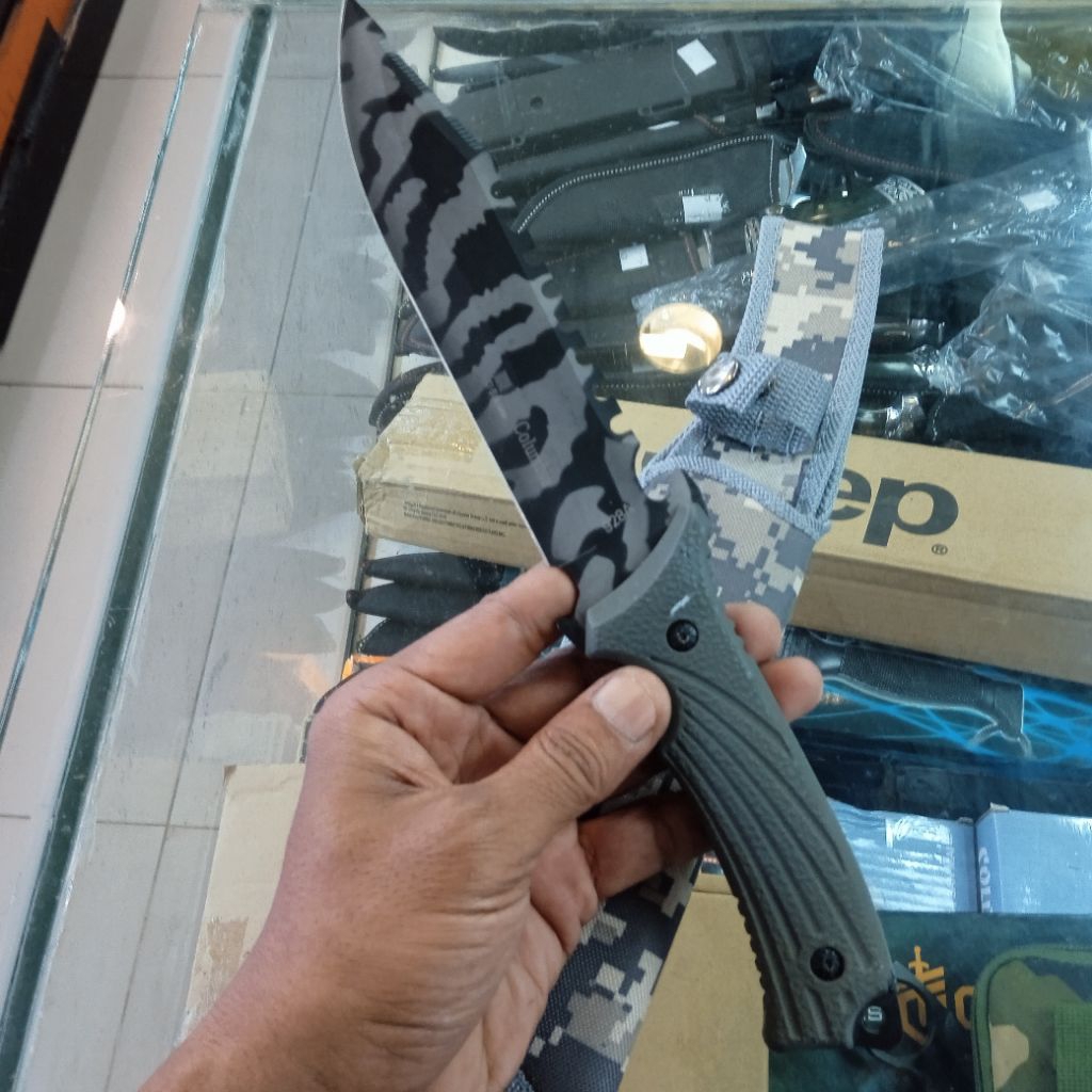 Pisau Camping Bushcraft Columbia 928 Pisau Survival Outdoor