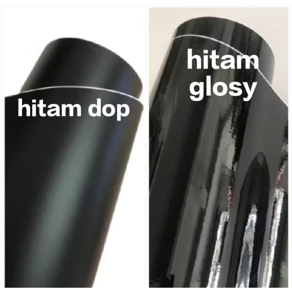 Stiker skotlet hitam glosy dan dop per meter murah ,skotlet motor,mobil,aquarium,kaca,skotlet beat,v