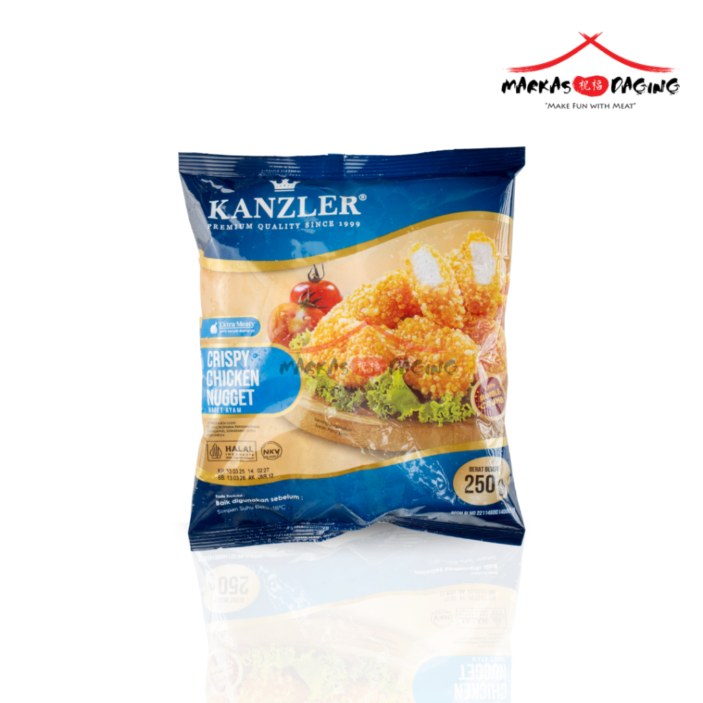 

250gr CRISPY KANZLER NUGGET AYAM CHICKEN NUGGET / CRISPY CHICKEN NUGGET - Markasdaging