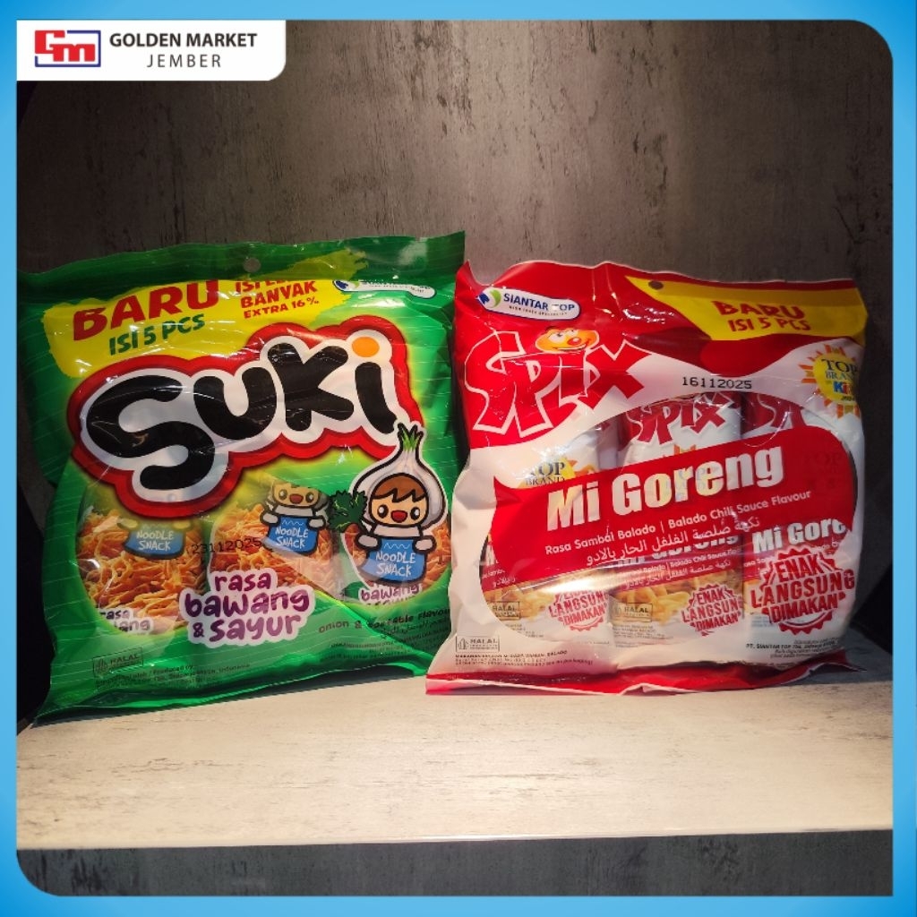 

suki bawang sayur polybag dan spix mie goreng polybag