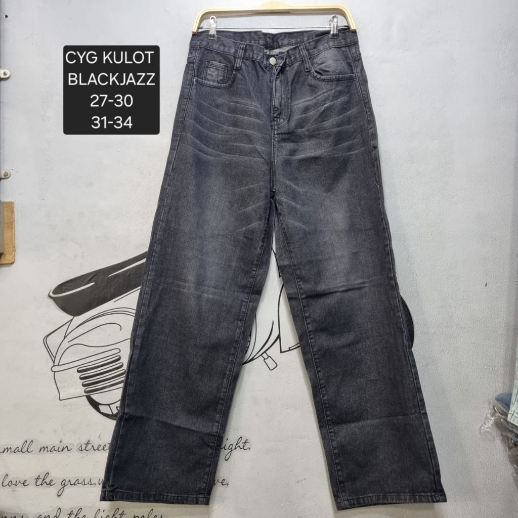 jeansline celana wanita kulot CYG Blackjazz