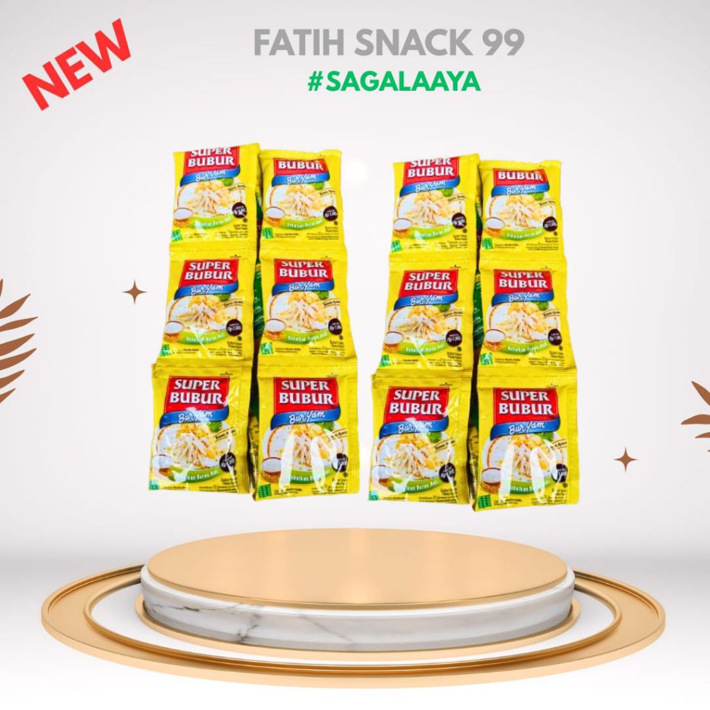 

BURYAM SACHET ISI 10 SCH X 22G BUBUR AYAM INSTAN CAMILAN SUPER BUBUR