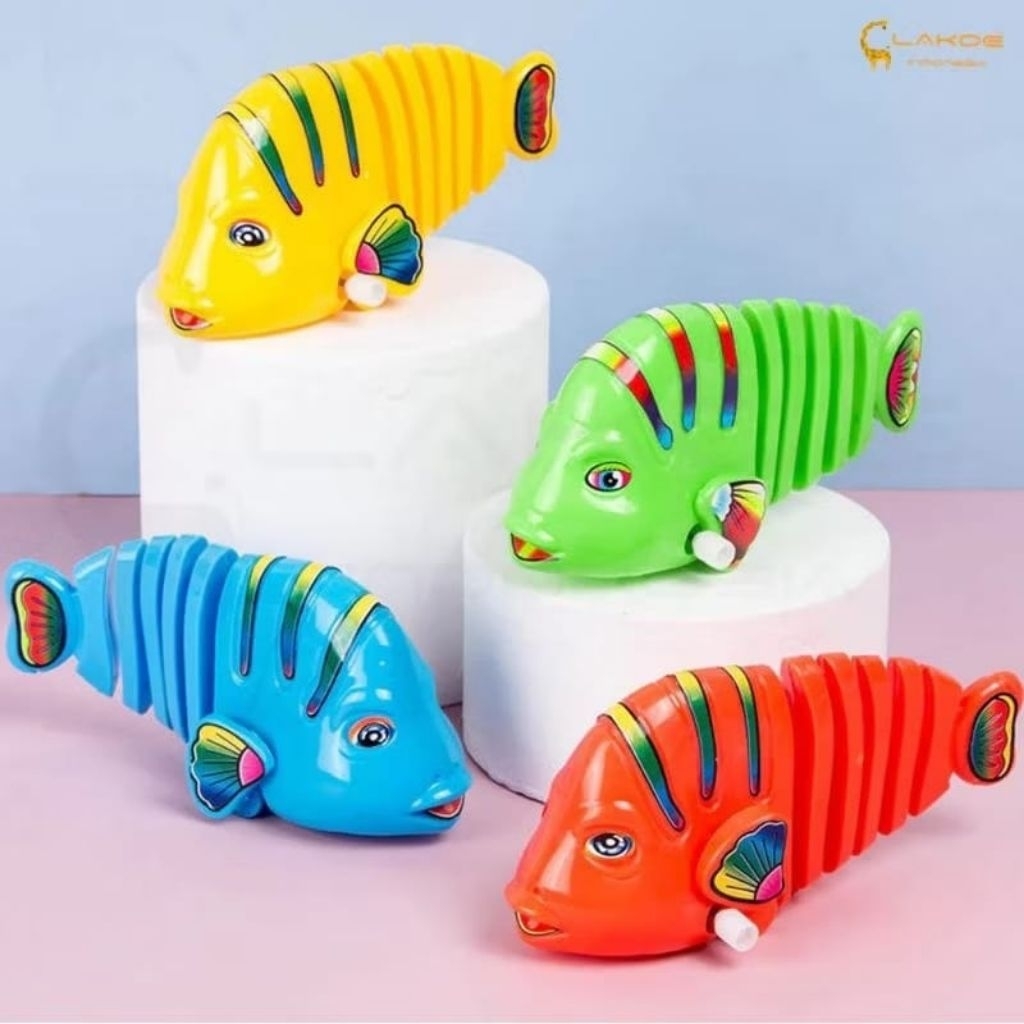 RAMEO 256 mainan anak bayi ikan Bergerak/menggoyang ekor ikan