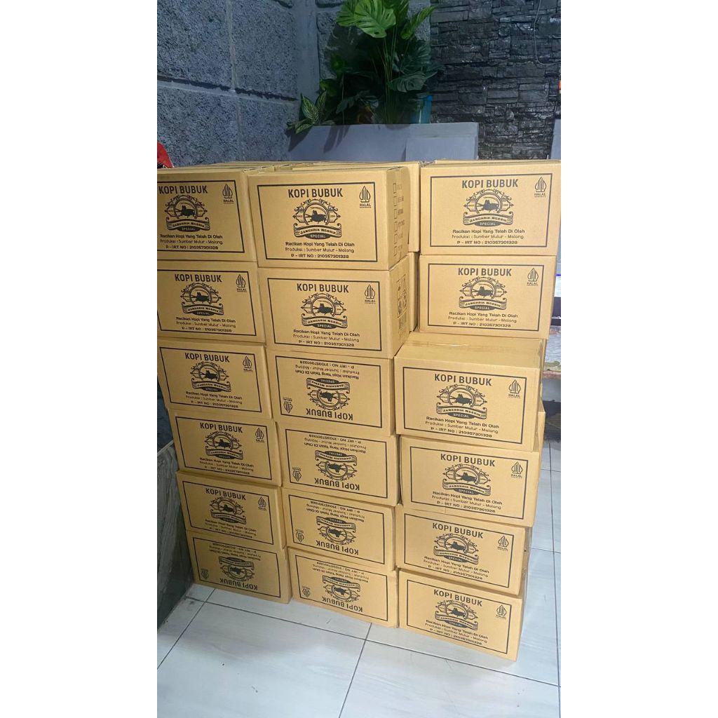 

kopi bubuk grosir jangkrik 4kg/1 karton isi 20 bungkus