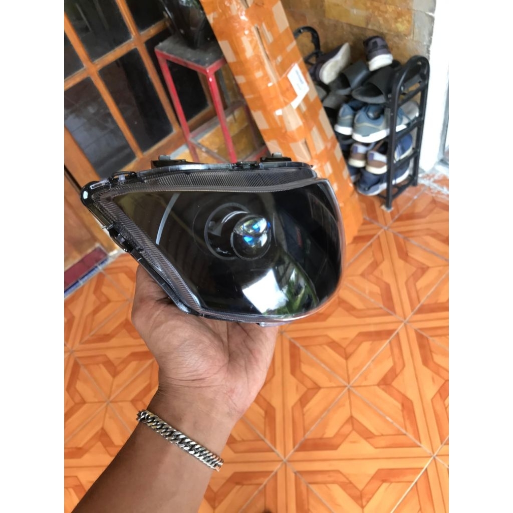 reflektor lampu depan Mio j custom h4