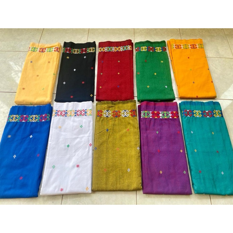 KODE R65R kain tenun pabintik bordir motif toraja