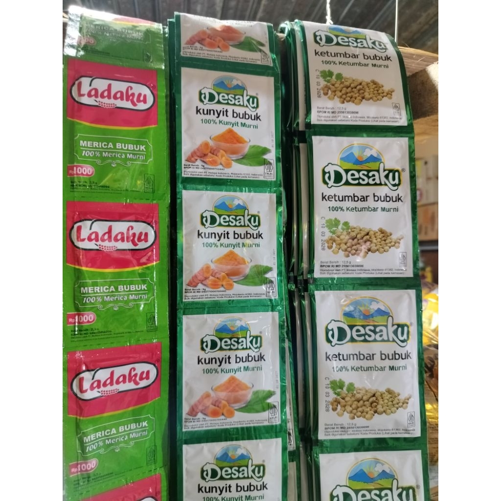 

Ladaku Merica Bubuk/Desaku Kunyit Bubuk/Desaku Ketumbar Bubuk