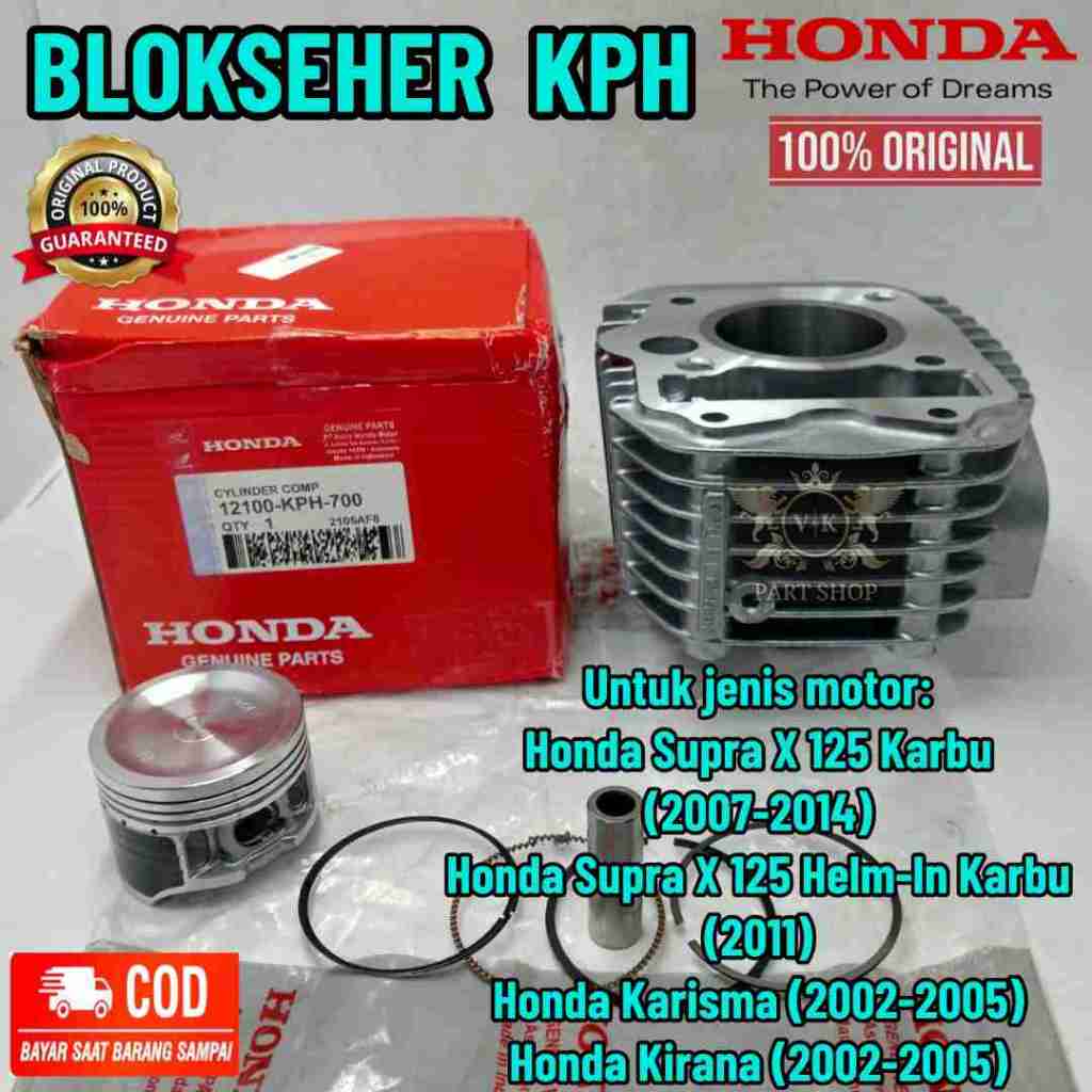 BLOK SEHER  KODE (KPH) ORI HONDA KARISMA,SUPRA X,SUPRA 125, KIRANA ORIGINAL 100%