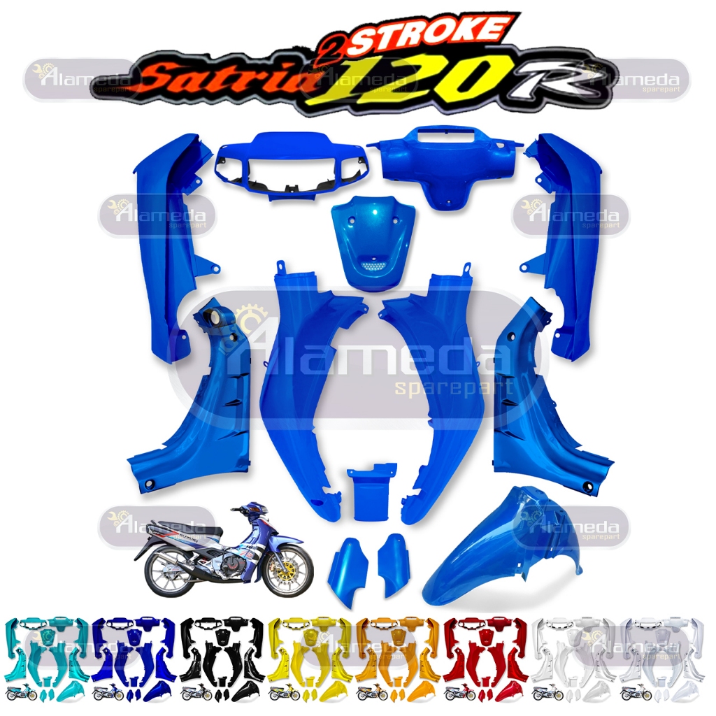 Bodi Fullset Satria Lumba 2Tak Body Set Satria Lumba 2 Tak Warna Lengkap