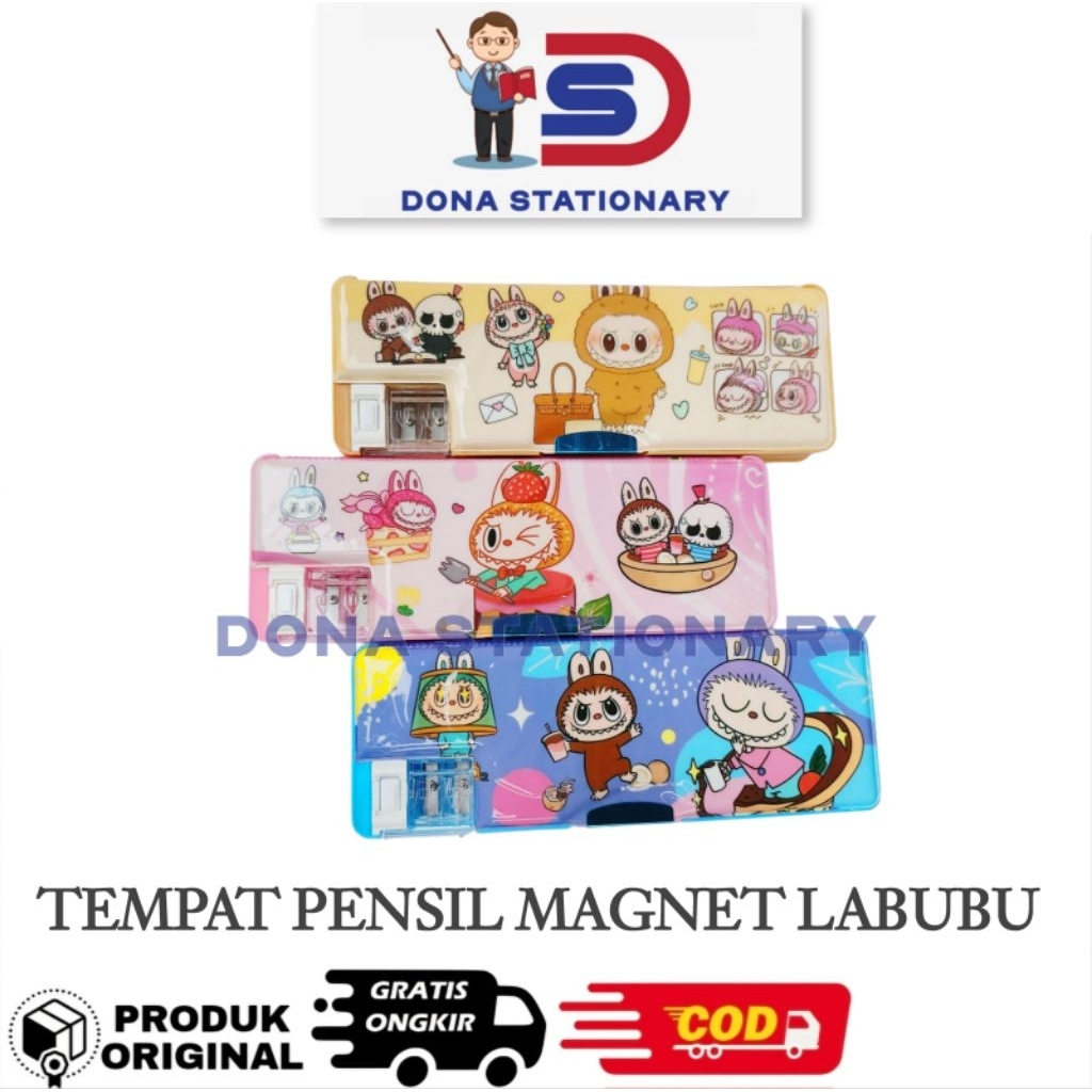 

Kotak Pensil Magnet LABUBU / Tempat Pensil Magnet Labubu