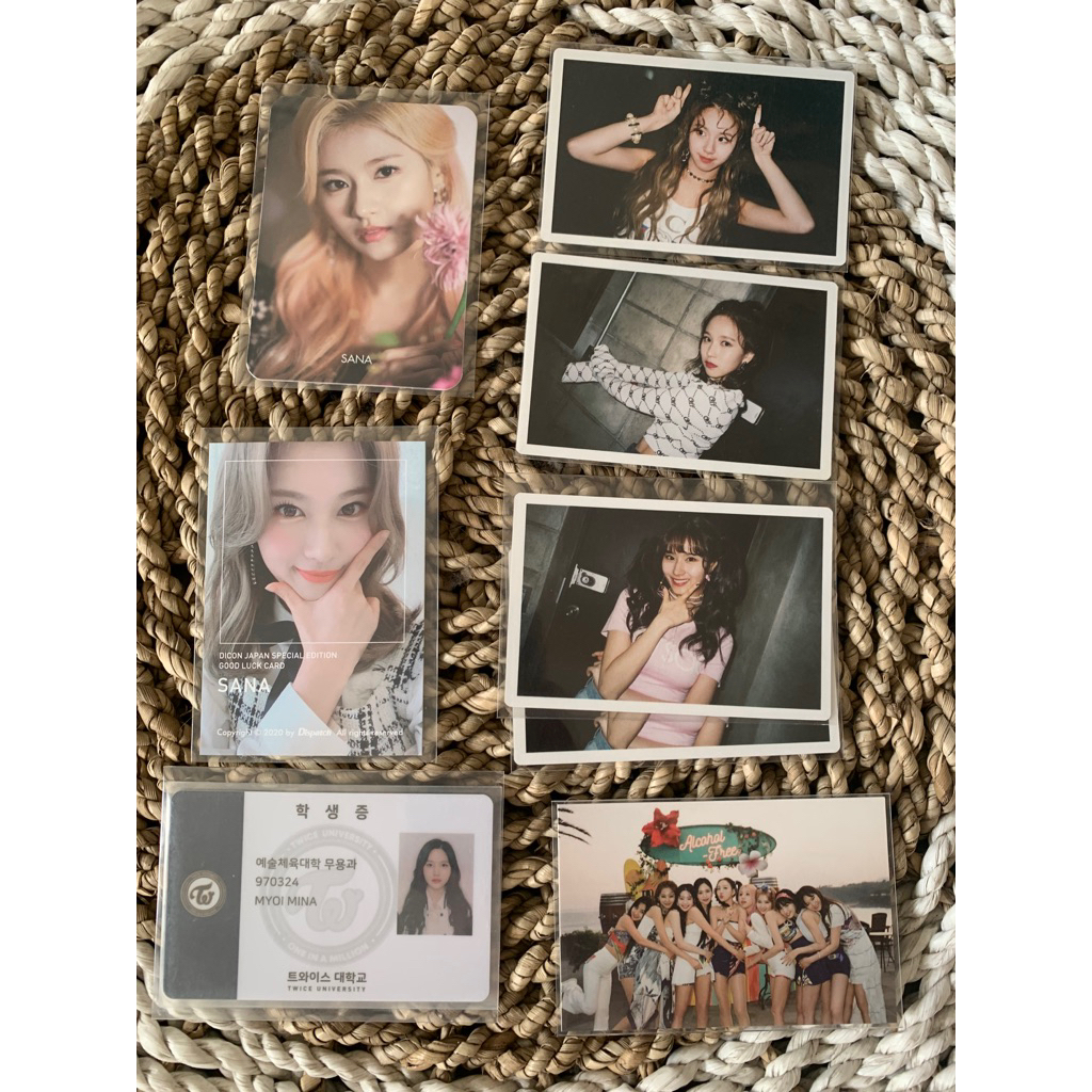 [READY STOCK]RARE PHOTOCARD OFFICIAL TWICE NAYEON JEONGYEON MOMO SANA JIHYO MINA DAHYUN CHAEYOUNG TZ