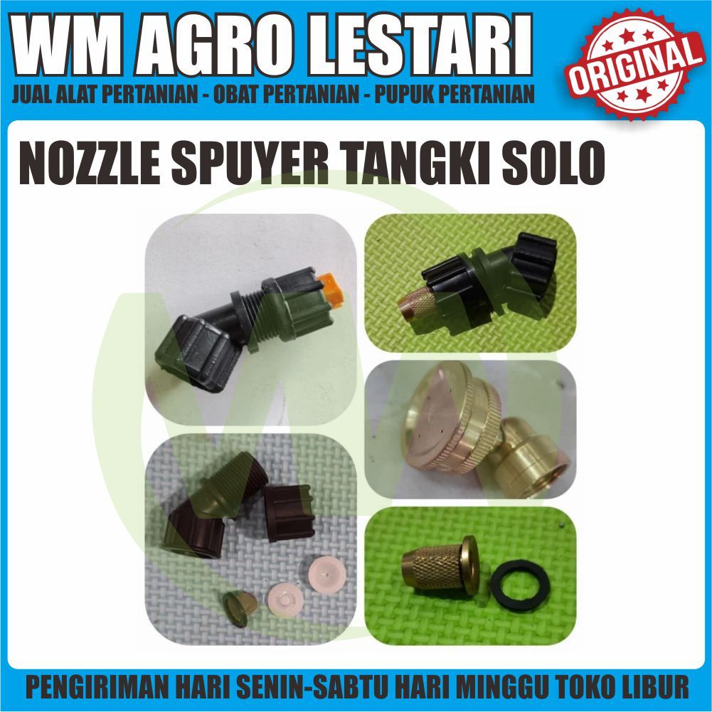 Spare Part Sprayer Solo Indonesia 425 Nozzle Kuningan / SpuyerTembak + Elbow nosel nozle nozel