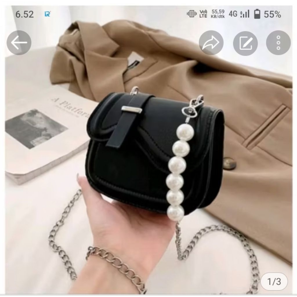 Tas slempang mini jenny/Tas slempang mutiara/sling bag wanita/Tas wanita